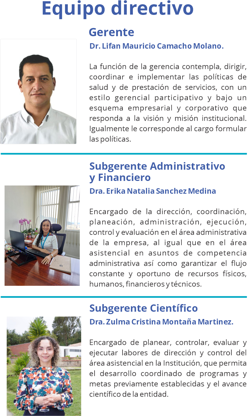 equipo directivo 2024